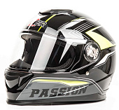 Шлем интеграл HIZER B565 #3 (L) black/yellow